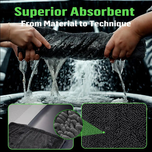 Premium Microfiber Car Cleaning Towel – 30×40cm