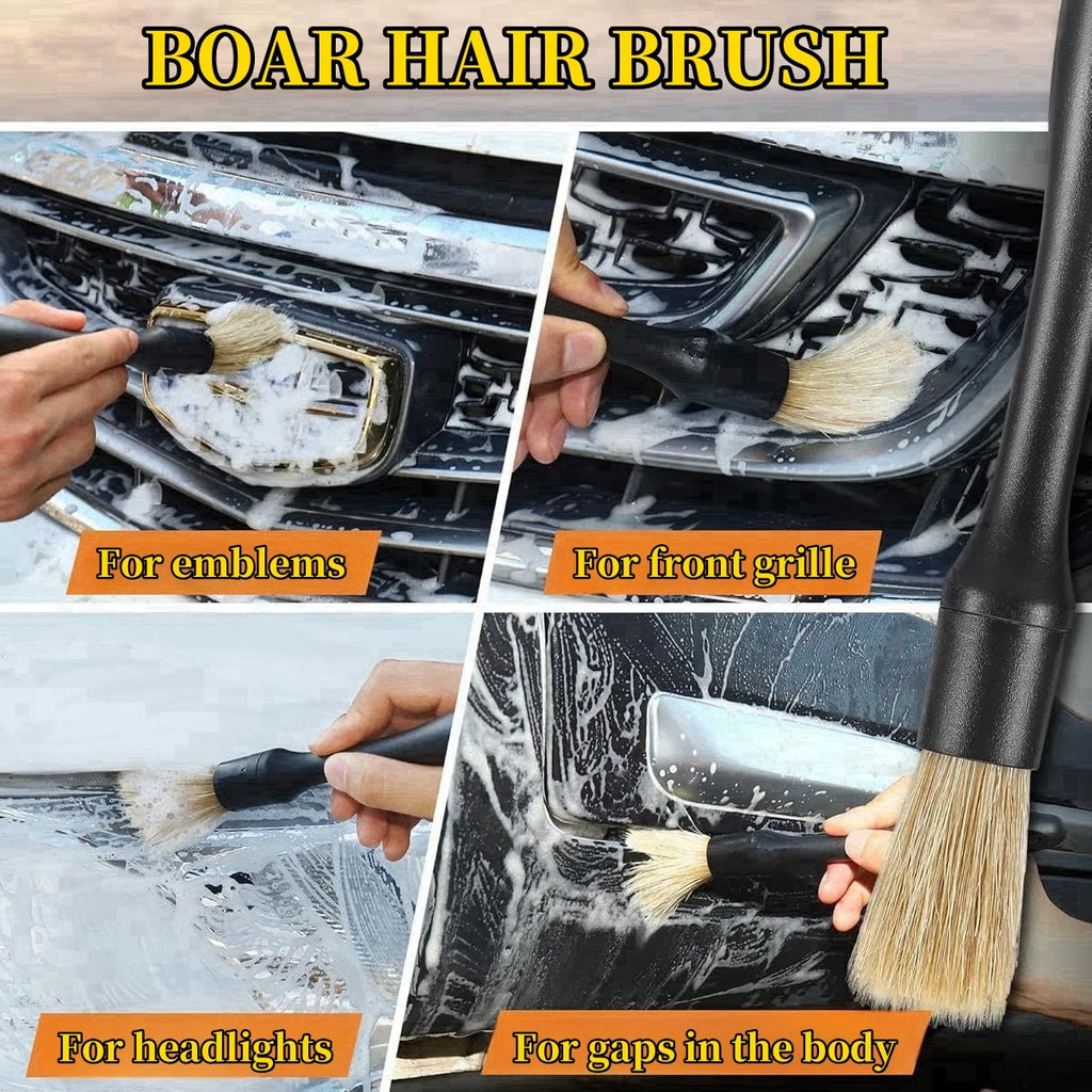 5-Piece Car Detailing Brush Set – Interior & Vent Cleaning Kit